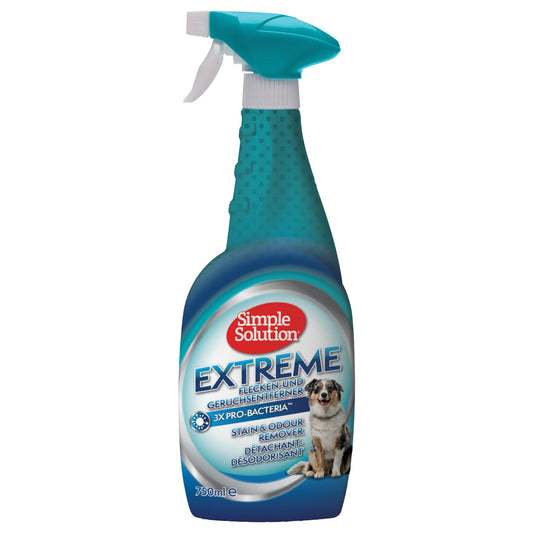 Simple Solution Extreme Dog Stain and Odour Remover, Enzymatic Cleaner with 3X Pro-Bacteria Cleaning Power - 500ml