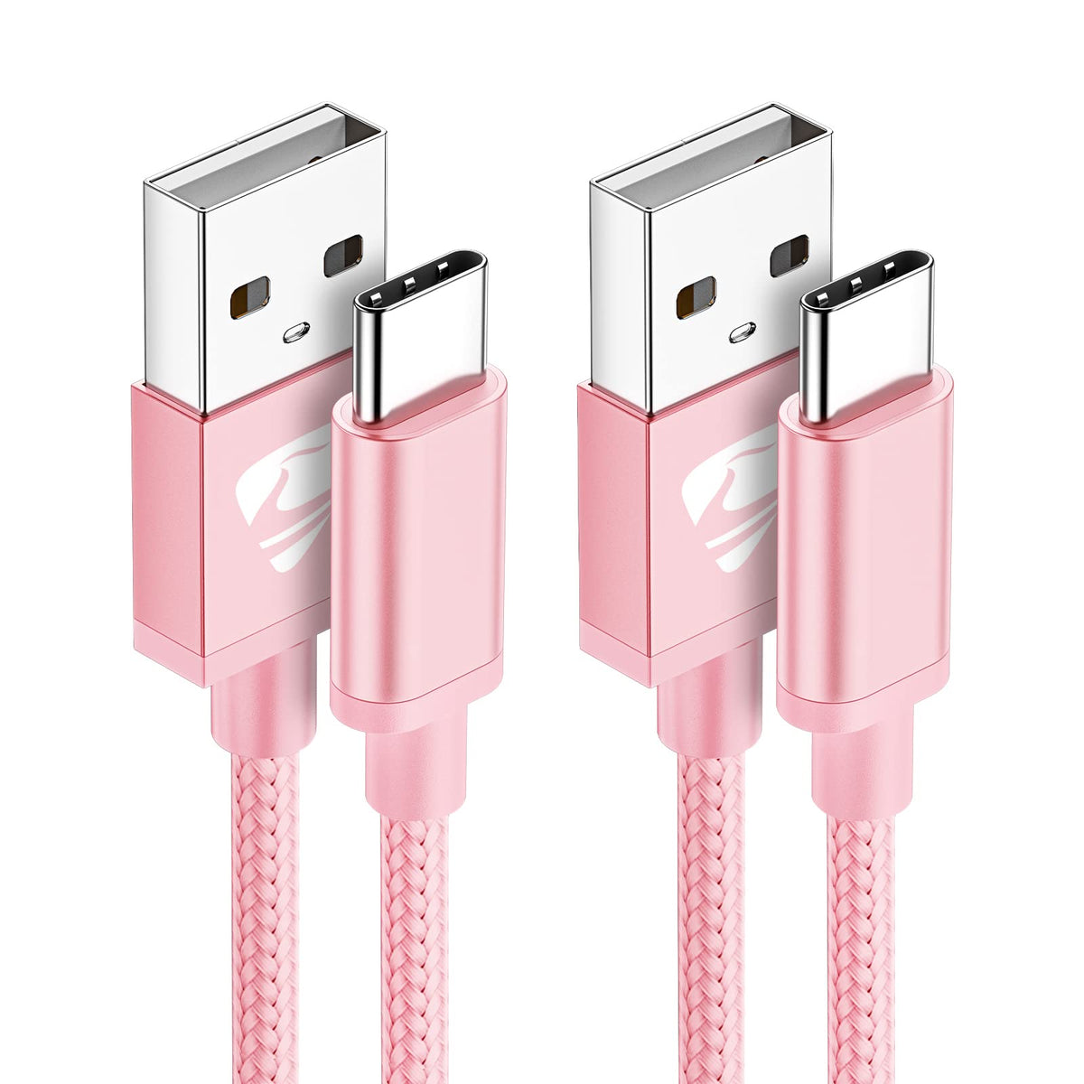 Yosou USB C Charger Cable 2M 2Pack USB A to USB C Type C Charger Fast Charging 3A Lead Braided for Samsung Galaxy S22 S21 S20,Pixel 8 7 6,PS5,Switch