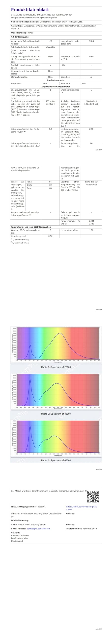 LGMCF E14 Rechargeable Light Bulb, 8W, 3 Colors, Timer, Dimmable, 2 Pack