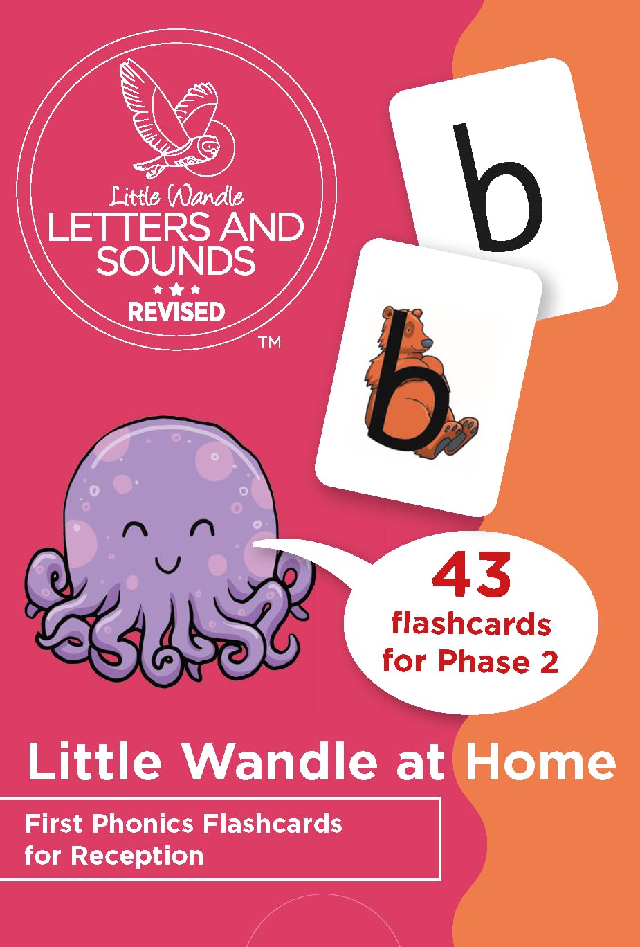 Little Wandle at Home First Phonics Flashcards for Reception: Phases 2 and 3 (Big Cat Phonics for Little Wandle Letters and Sounds Revised)