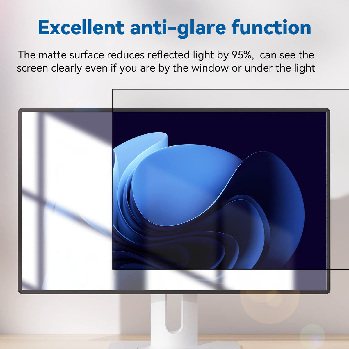 IPROKKO Laptop Privacy Screen 13.3 Inch 16:9 Anti-Blue Light Filter