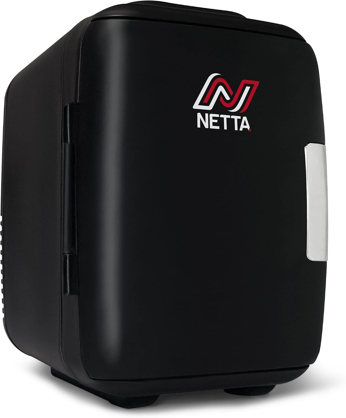 NETTA 5L Mini Fridge - Portable Small Fridge for Drinks, Snacks, Skincare - For Bedroom, Student Dormitory, Office With Cooling And Warming Function - AC/DC Portable – White