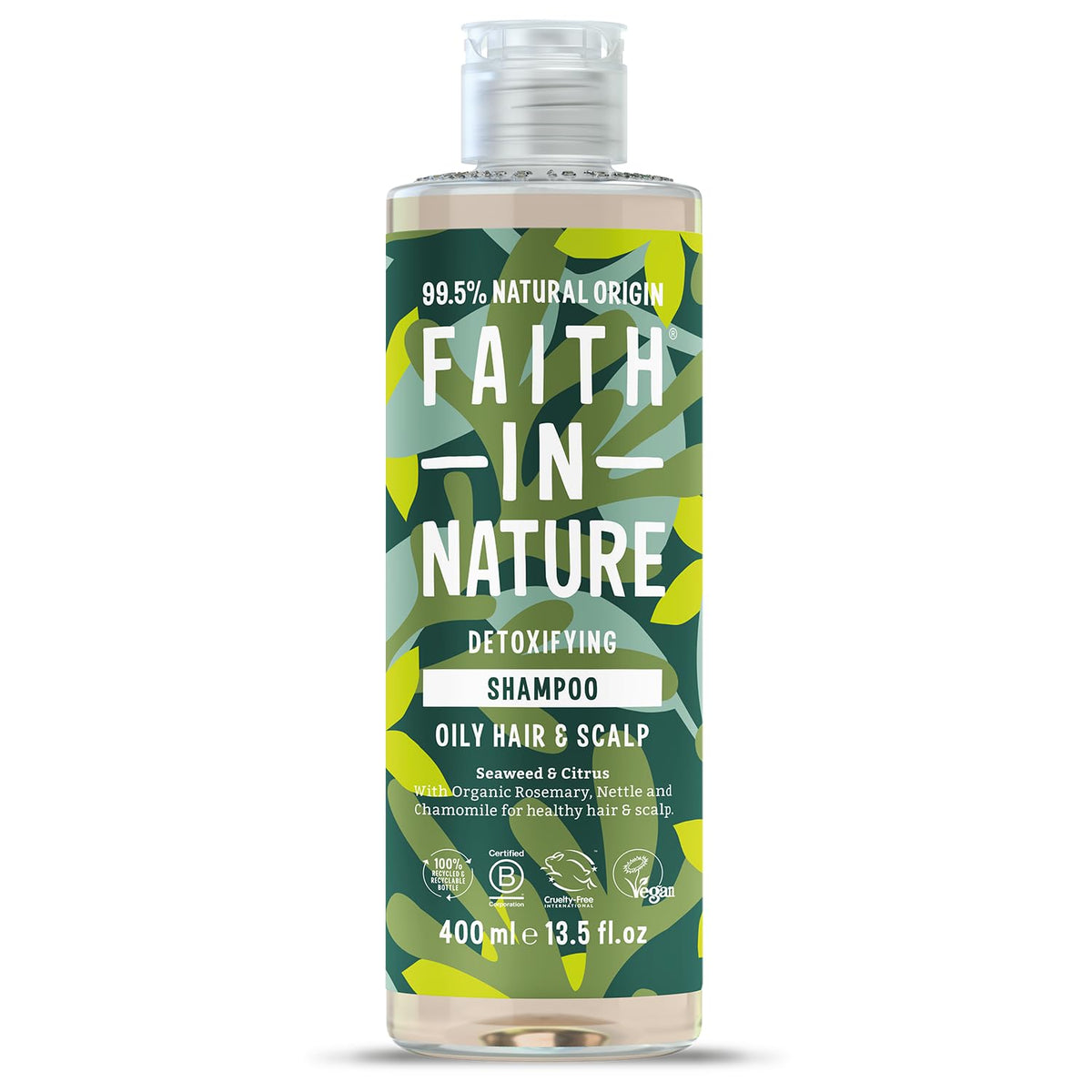 Faith In Nature Organic Coconut Shampoo, Hydrating for Dry Hair & Scalp, Vegan & Cruelty Free, No SLS, Silcones or Parabens, 400ml