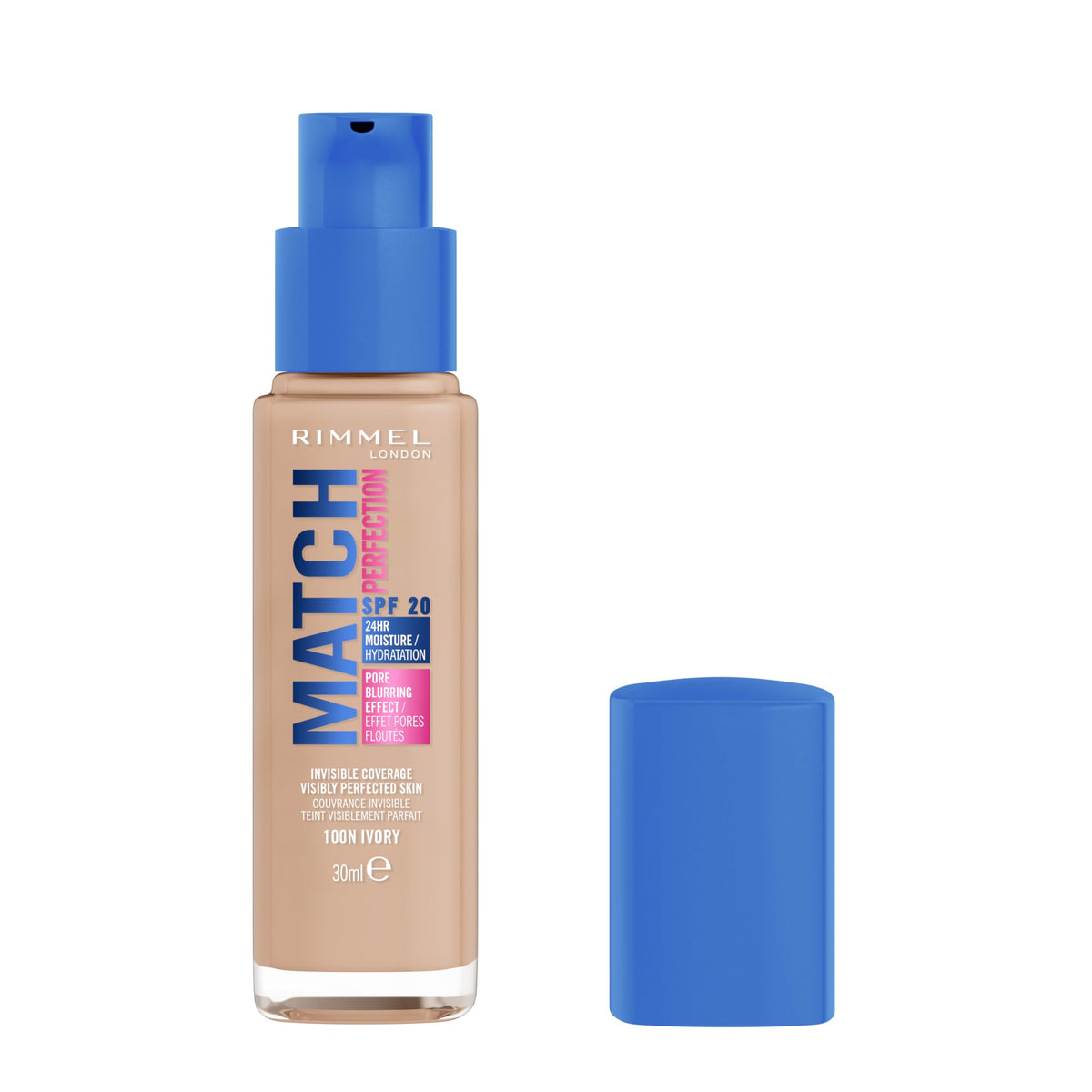 Rimmel London Match Perfection Foundation SPF20, 200 Soft Beige