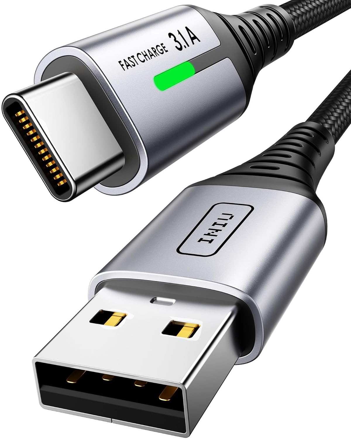 INIU USB C Charger Cable, [2m+2m+0.5m] USB A to Type C Charging Cable