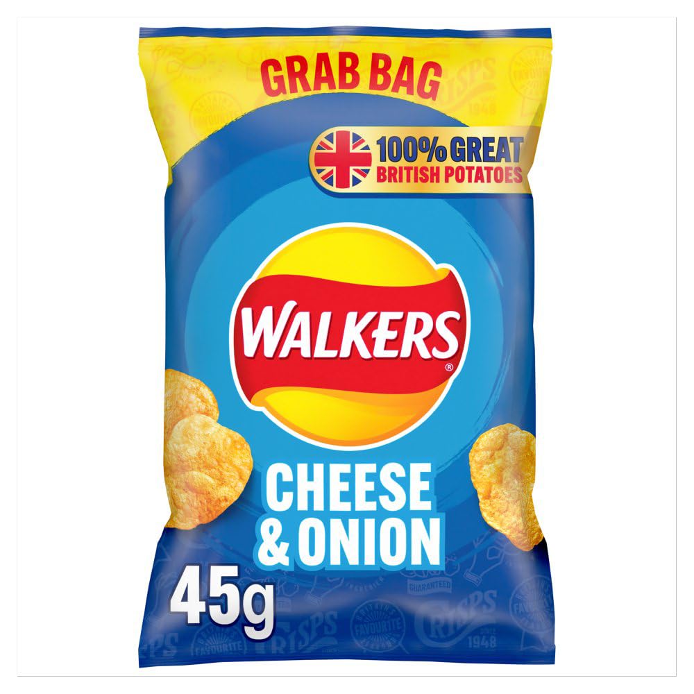 Walkers Baked Snacks Sea Salt 6 x 22g