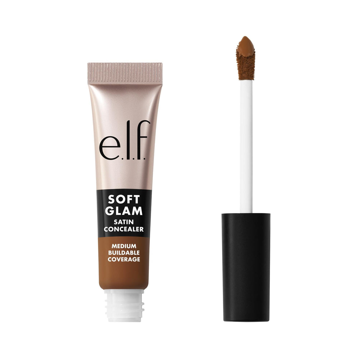 e.l.f. Soft Glam Satin Concealer, Medium Coverage for Blemishes & Under-Eye, Crease-Resistant, Long-Lasting, Vegan & Cruelty-Free, 10 Fair Cool