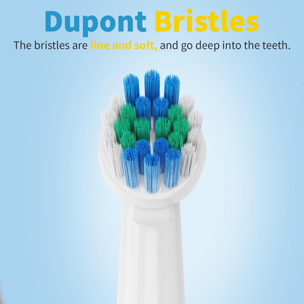 20 Pack Toothbrush Replacement Heads Black Compatible with Oral B Professional Soft Clean Electric Toothbrush Head Heads Refill Pro 500/1000/1500/3000/3757/5000/7000/7500/8000