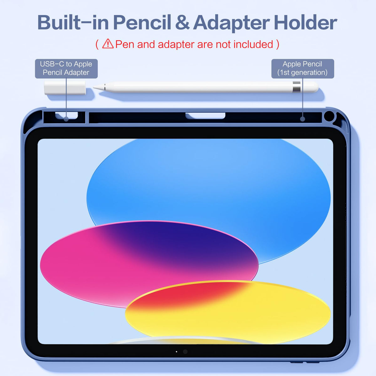 Vobafe Case for iPad A16 11th Generation 11 Inch 2025/iPad 10th 10.9" 2022