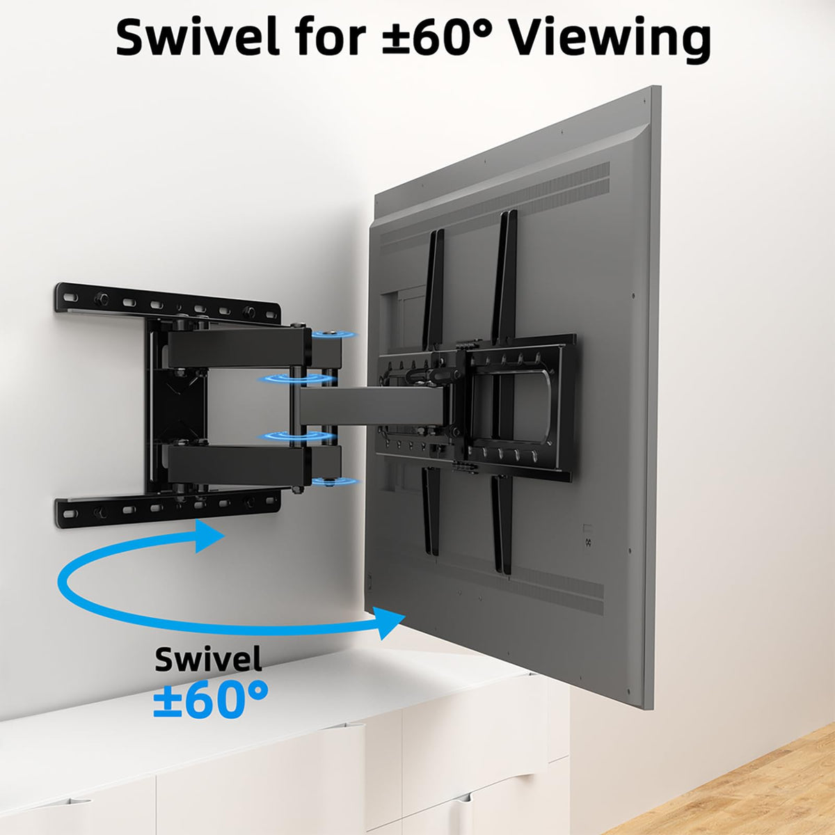 HOME VISION Heavy Duty Fixed TV Wall Bracket for 32-86 Inch Flat Screens