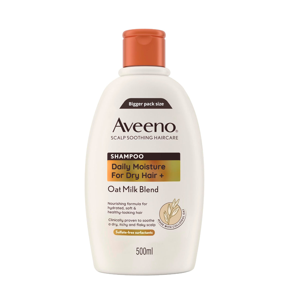 Aveeno Scalp Soothing Haircare Daily Moisture Conditioner, Oat Milk Blend, for Dry Hair, Soothes Dry, Itchy & Flaky Scalp, Clinically Proven, Sulfate Free, 300ml