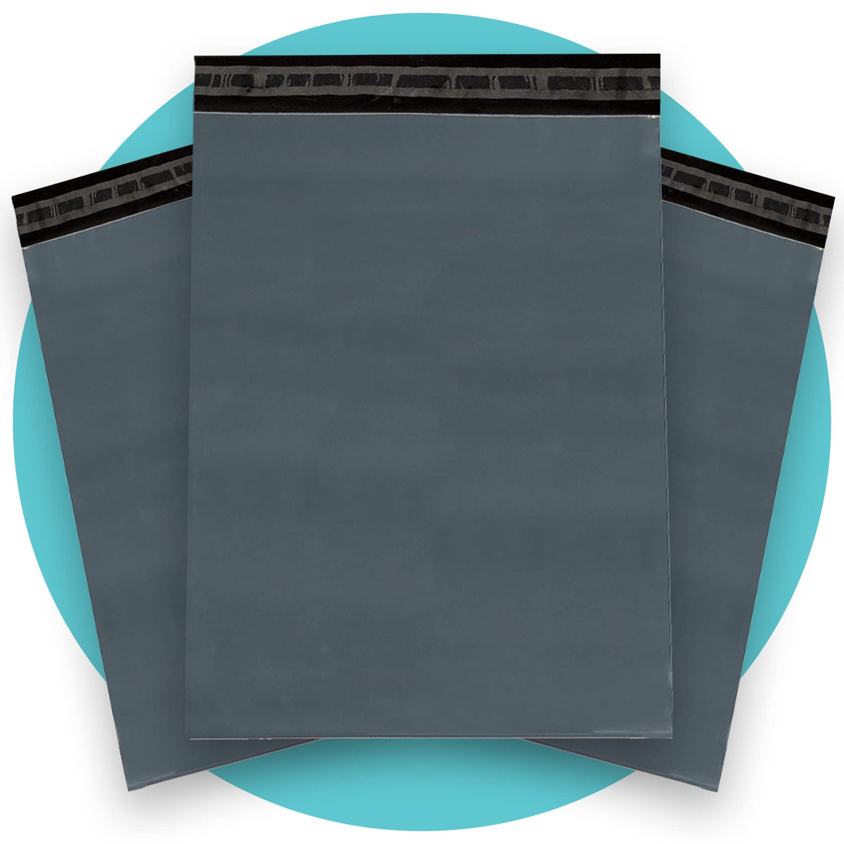 Triplast 6 x 9-Inch Plastic Mailing Postal Bag - Grey (Pack of 100)