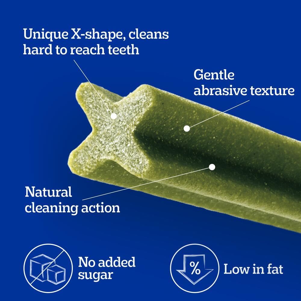 Pedigree DentaStix, Functional Snacks, Daily Dental Chews for Small Dogs (5 -10 kg), Megapack of 16 x 7 (112 Sticks)