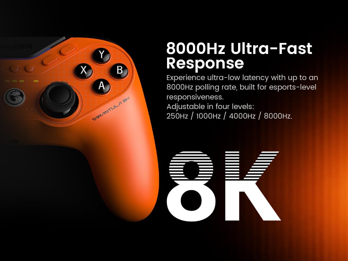 GameSir Tarantula 8K PC Wired Esports Controller for Windows