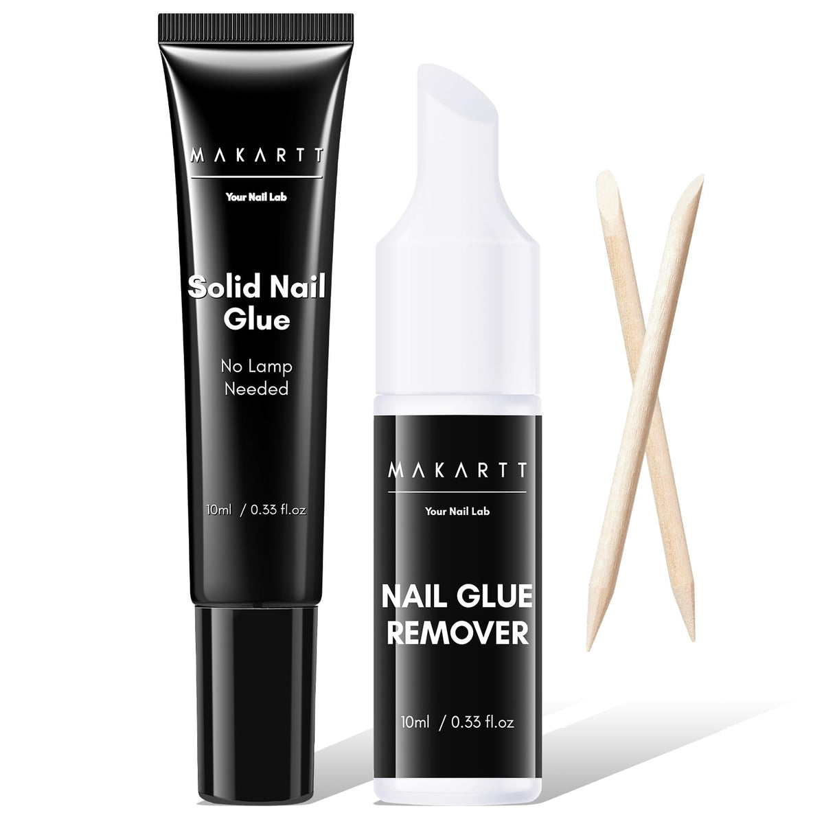 Makartt Nail Glue Extra Strong, New Super Semi Solid for Press-On Nails