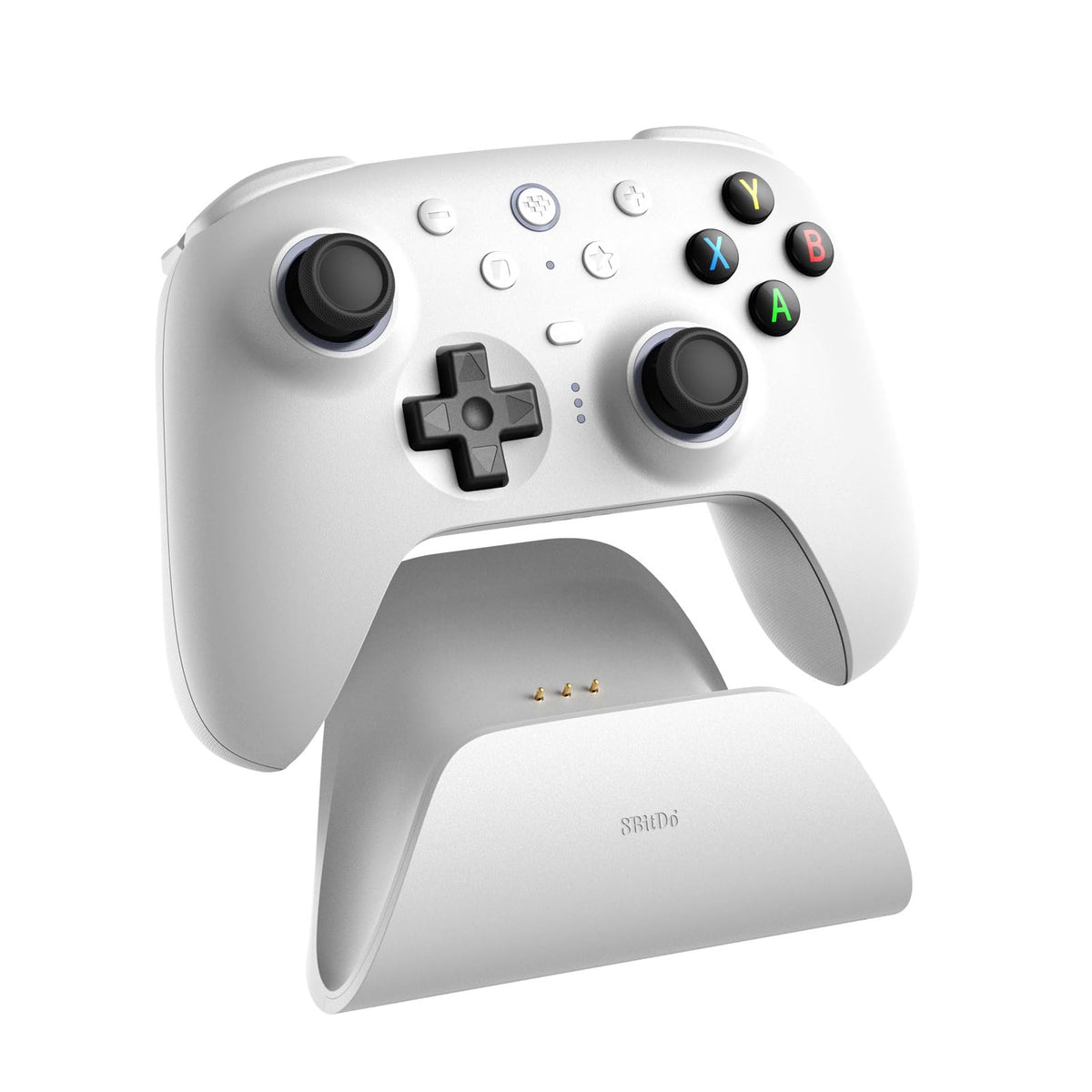 8Bitdo Ultimate 2 Wireless Controller for Windows & Android, Gaming Controller with TMR Joysticks, Switchable Hall Effect/Tactile Triggers, Motion Control, RGB Fire Ring, 8Speed Wireless Tech, Purple