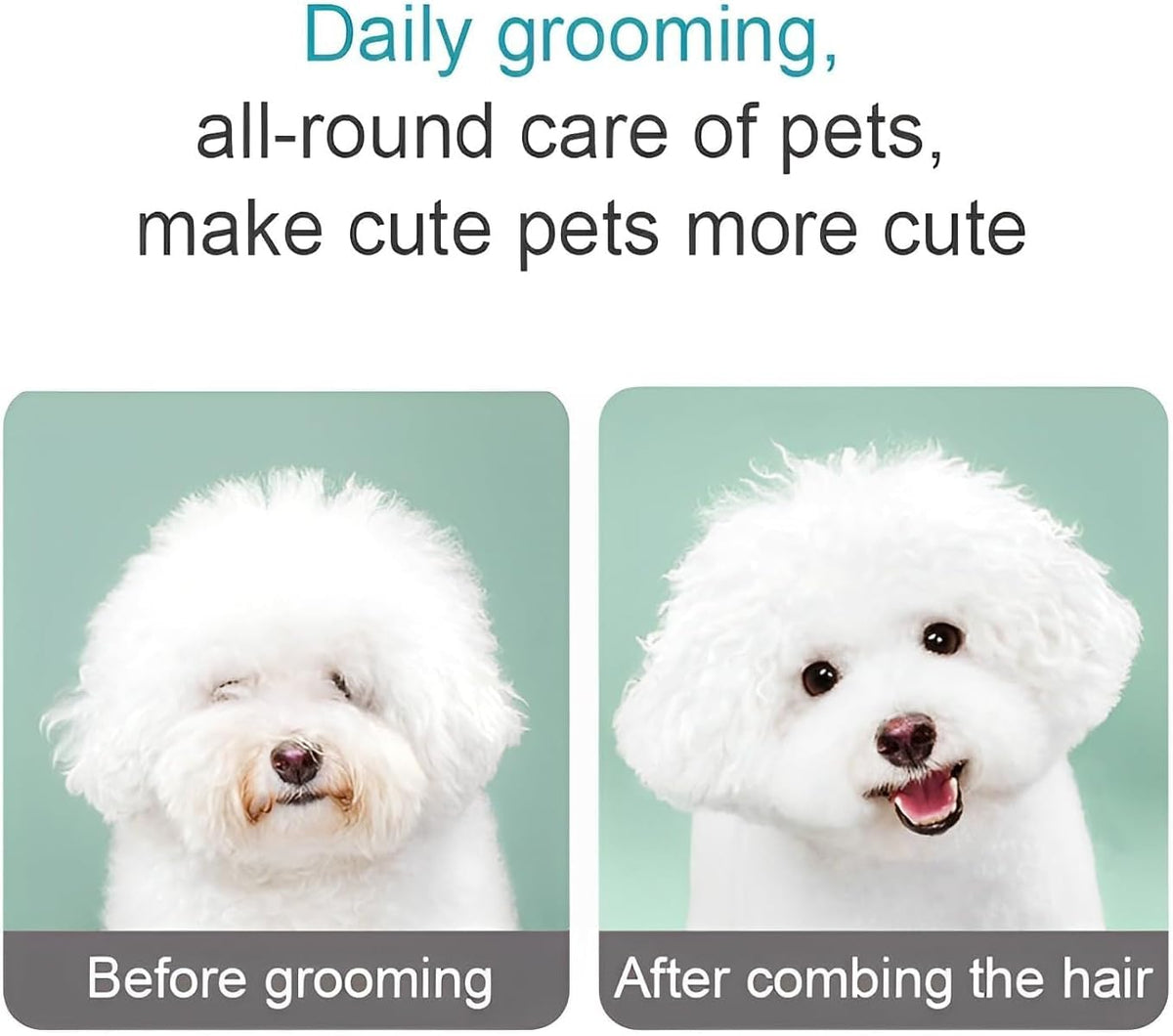 Flea Comb for Dogs Cats, Dog Hair Comb Grooming Tool