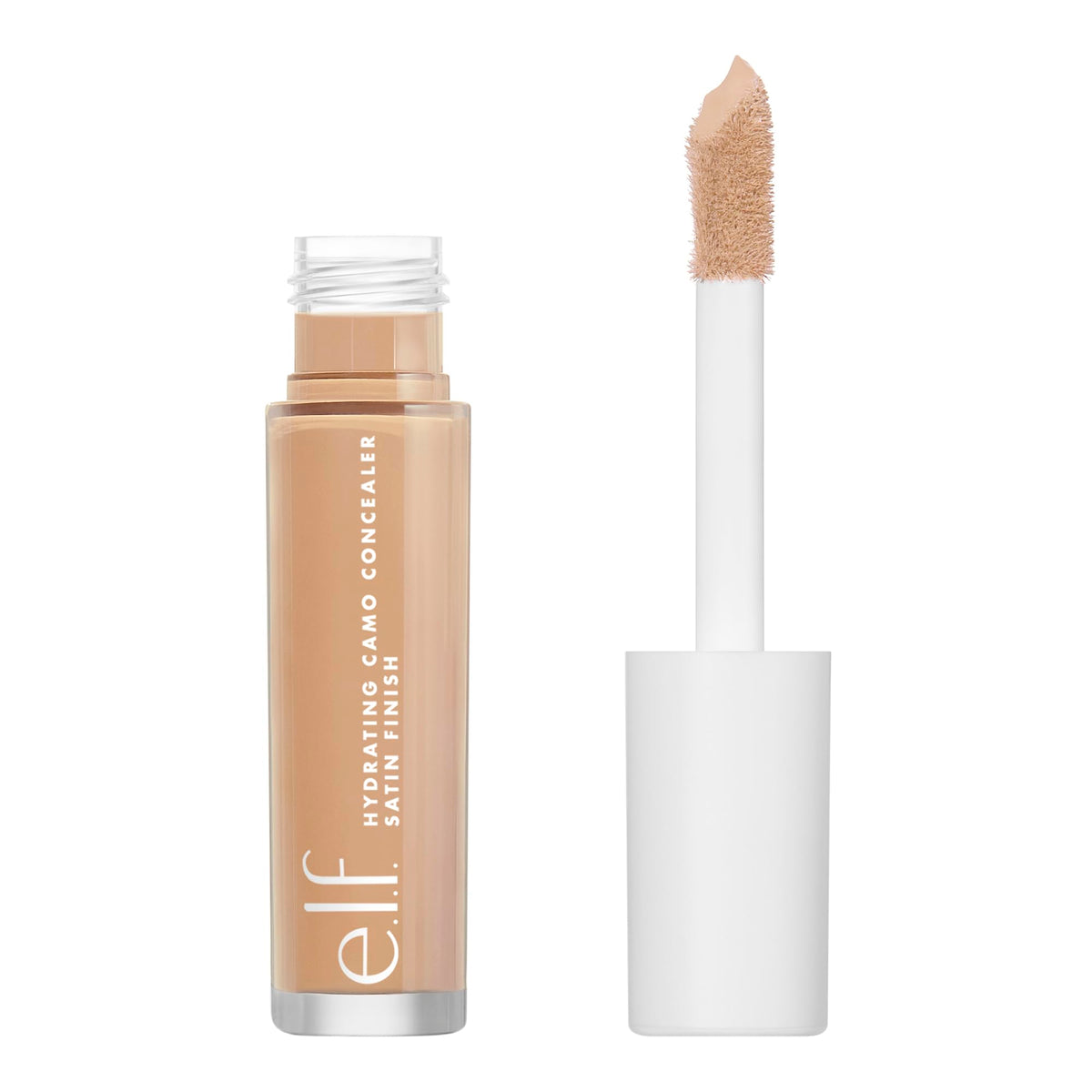 e.l.f. Hydrating Camo Concealer, Satin Finish, Conceals, Corrects & Highlights, Fair Warm, 0.203 Fl Oz (6mL)