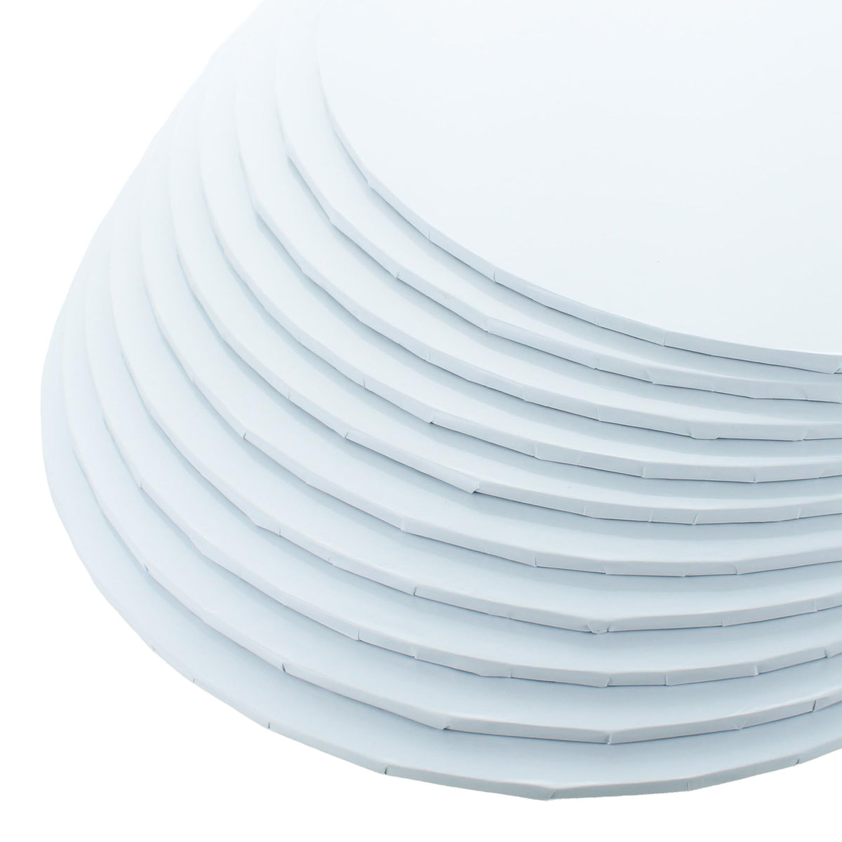 Culpitt Black 10" Masonite Cake Board | Extra Strong, Round, 5mm Thick