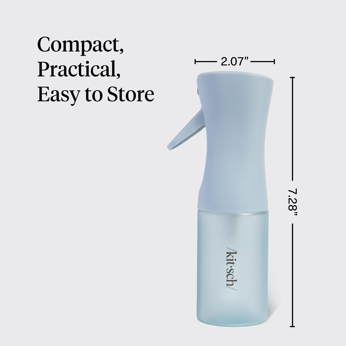 Kitsch Fine Mist Spray Bottle for Hair 150 ml - Terracotta