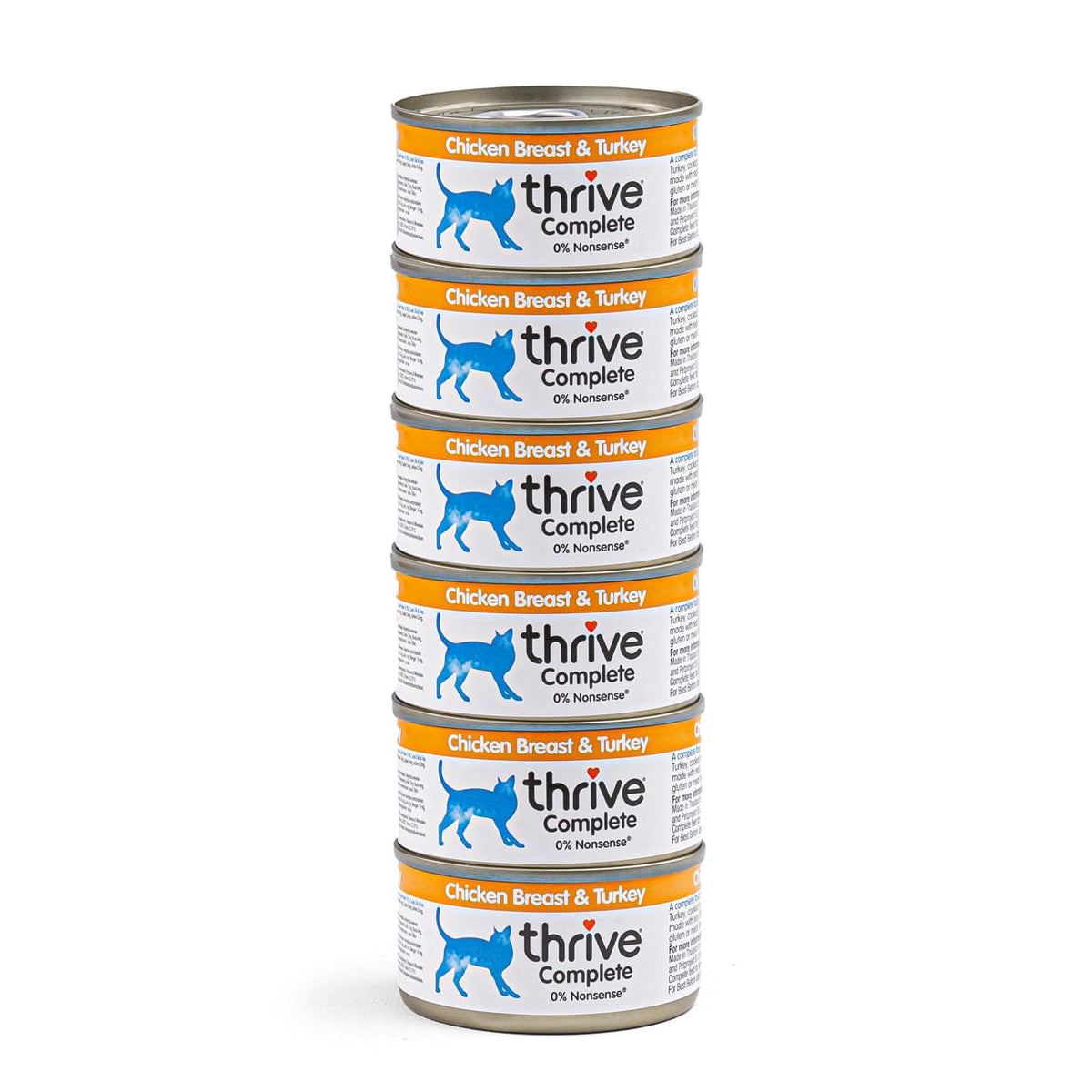Thrive Complete Chicken Breast Wet Cat Food – Adult & Senior – 6 x 75g Cans