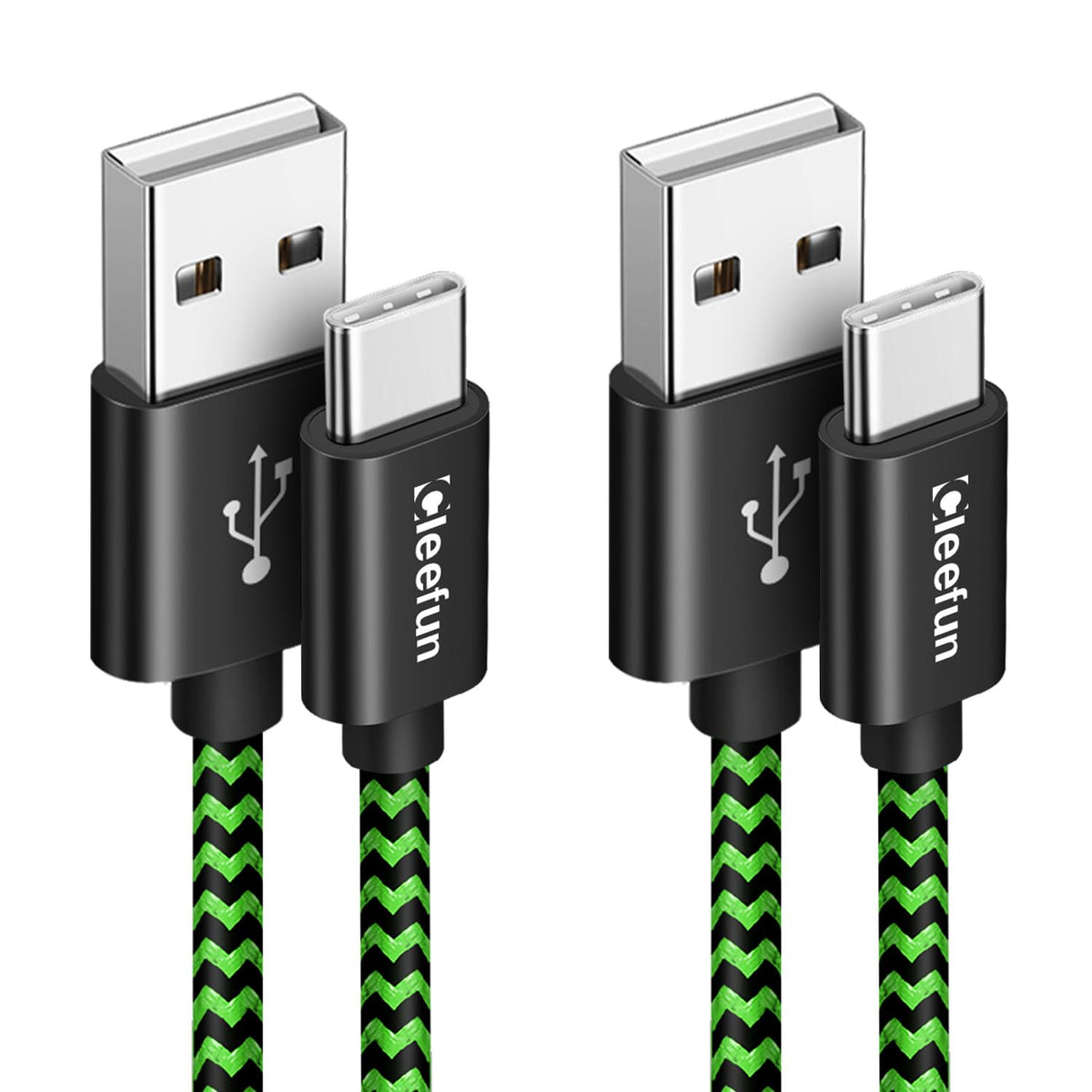 CLEEFUN 3M USB C Cable (2-Pack), Long PS5 Controller Charger Fast Charging