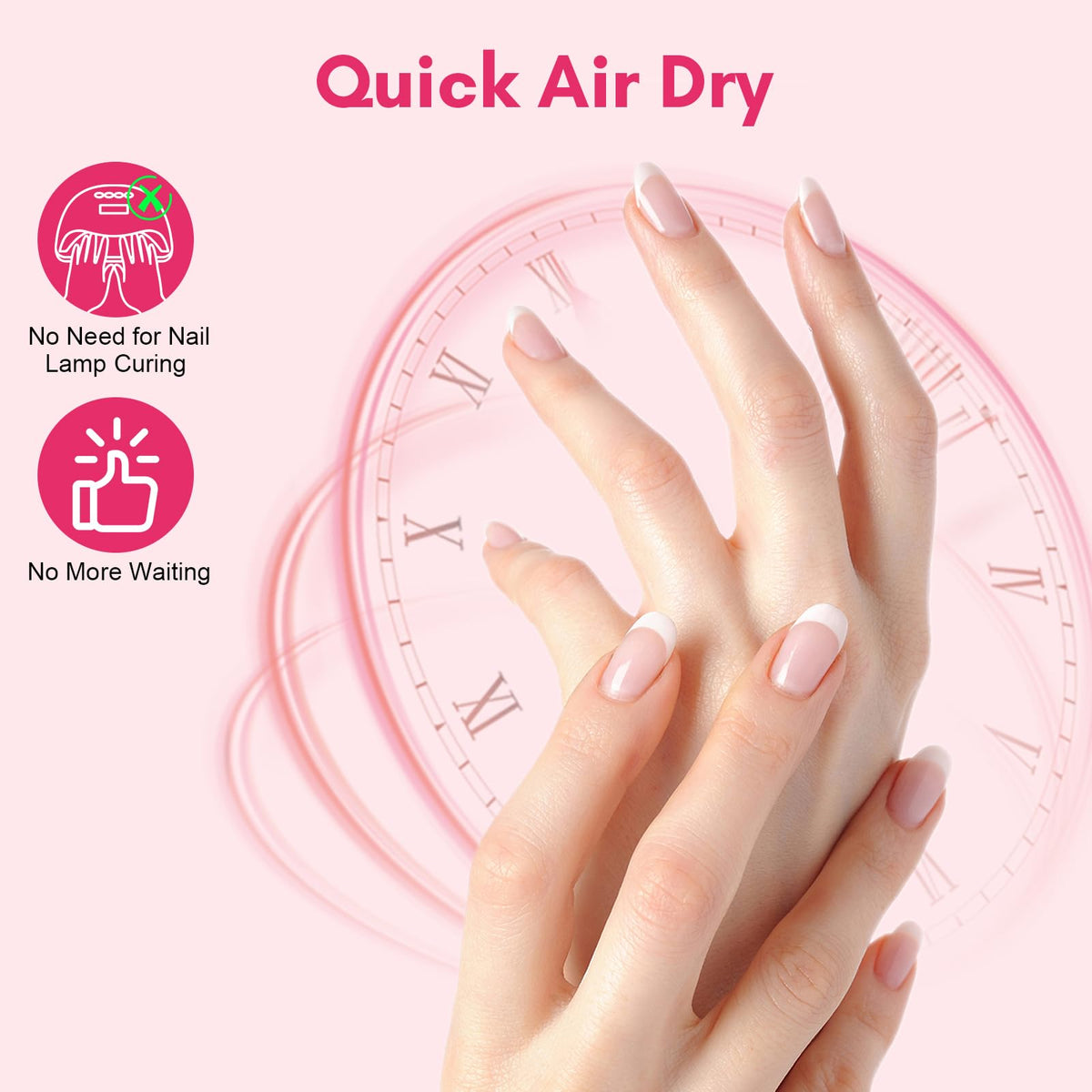 Makartt Extra Strong Nail Glue with Brush – 5s Dries Quickly, Long-Lasting Hold, 7ml Acrylic Adhesive for Nail Tips, Fake Nails & Repairs, No Nail Lamp Needed