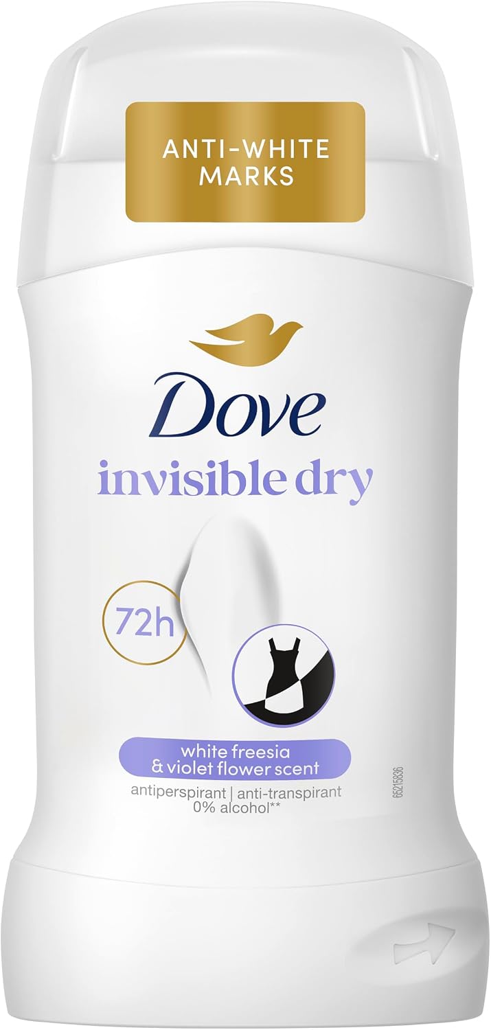 Dove Advanced Care Invisible Dry Anti-Perspirant Cream Women's Deodorant Stick with pro-ceramide technology for 72 hours sweat protection 50 ml