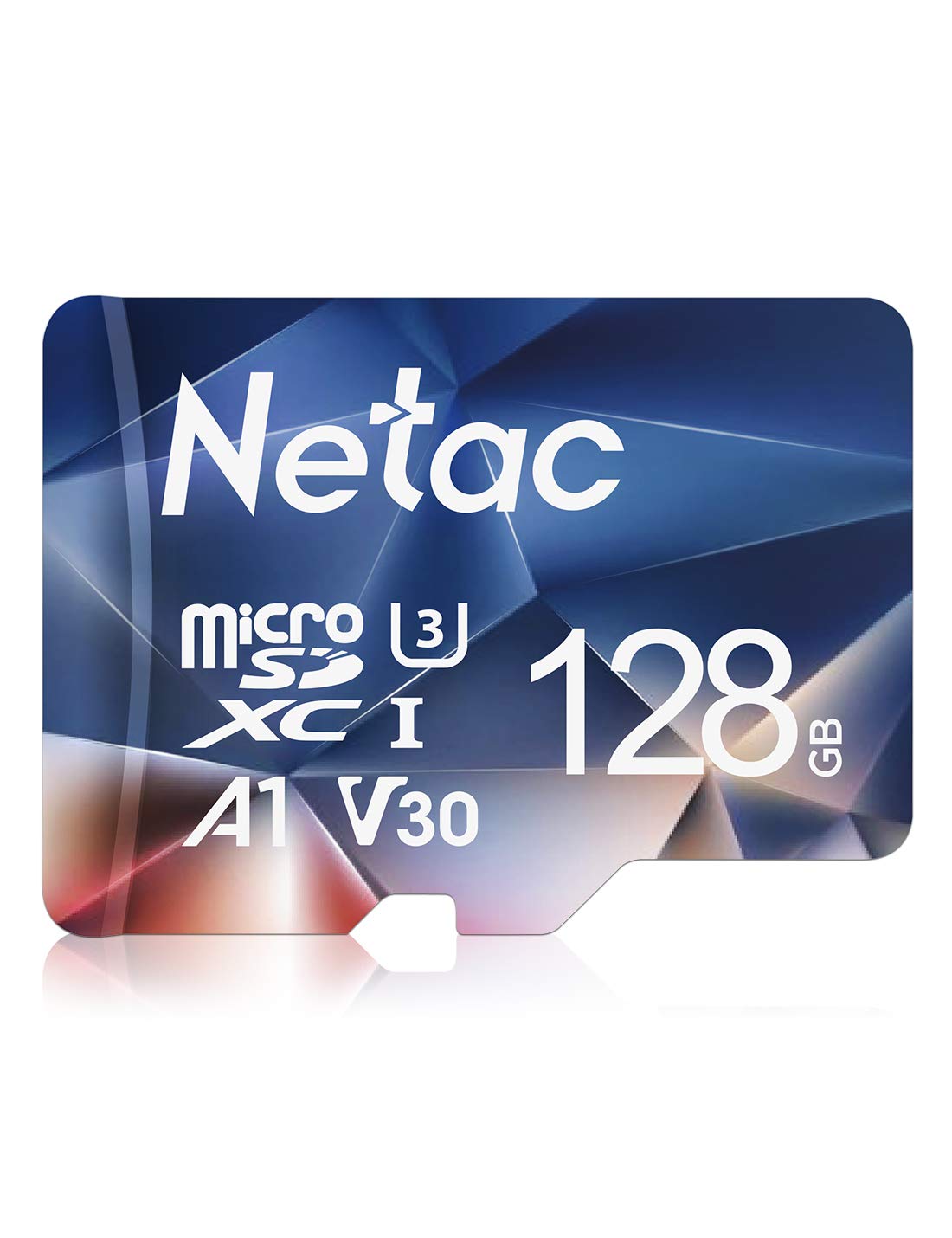 Netac 64GB MicroSDXC Memory Card, Micro SD Card R/W up to 100/30MB/s, TF Card 4K Full HD Video Recording, UHS-I, C10, U3, A1, V30, for Camera, Smartphone, Security System, Drone, Dash Cam