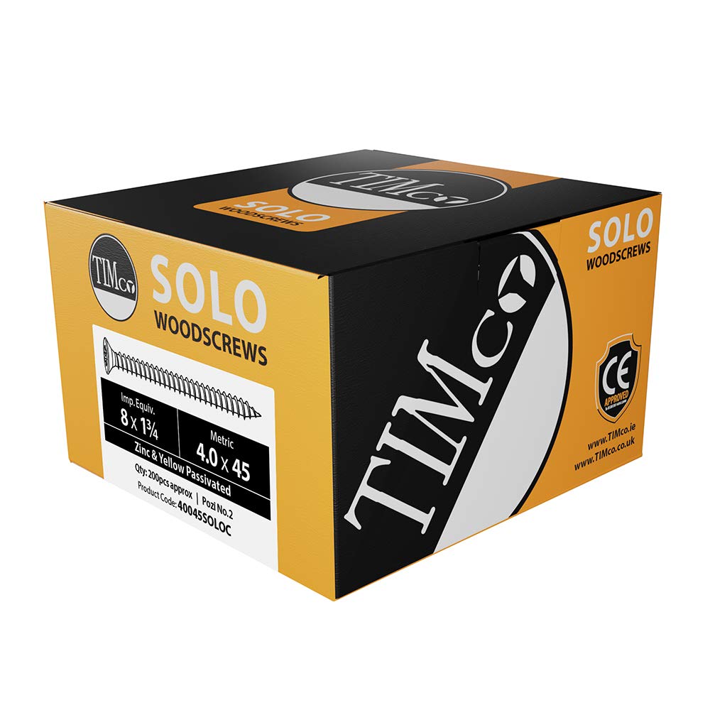 TIMCO Solo Chipboard & Woodscrews - Gold - 6.0 x 90mm - 60090SOLOC