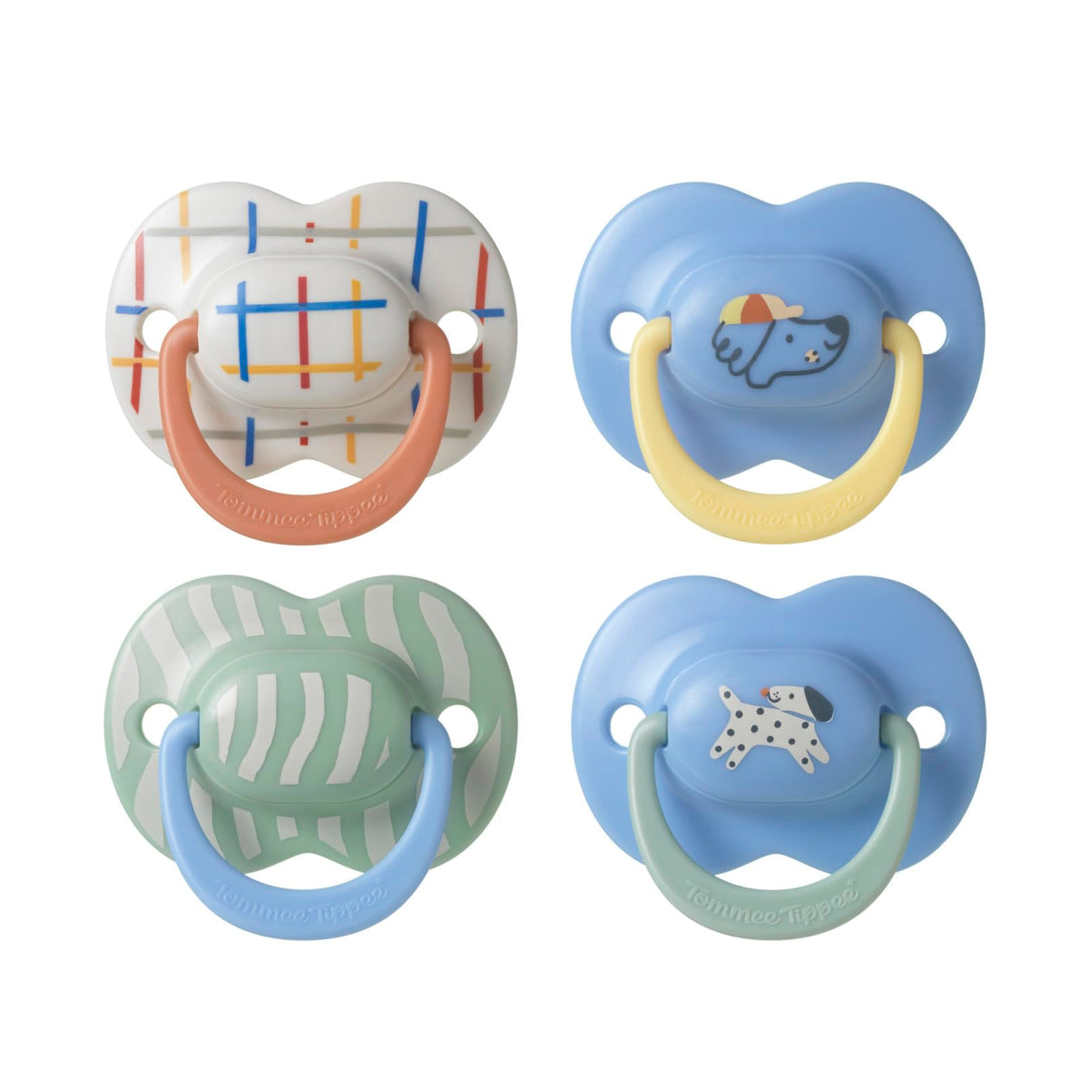 Tommee Tippee Ultimate Fit Orthodontic Dummy 6-18m Silicone Pack of 4