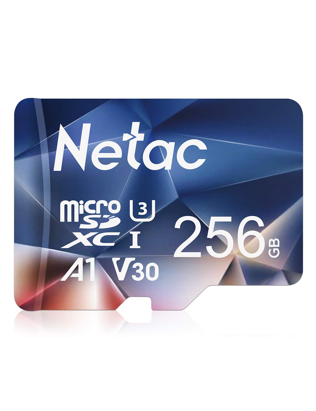 Netac 64GB MicroSDXC Memory Card, Micro SD Card R/W up to 100/30MB/s, TF Card 4K Full HD Video Recording, UHS-I, C10, U3, A1, V30, for Camera, Smartphone, Security System, Drone, Dash Cam
