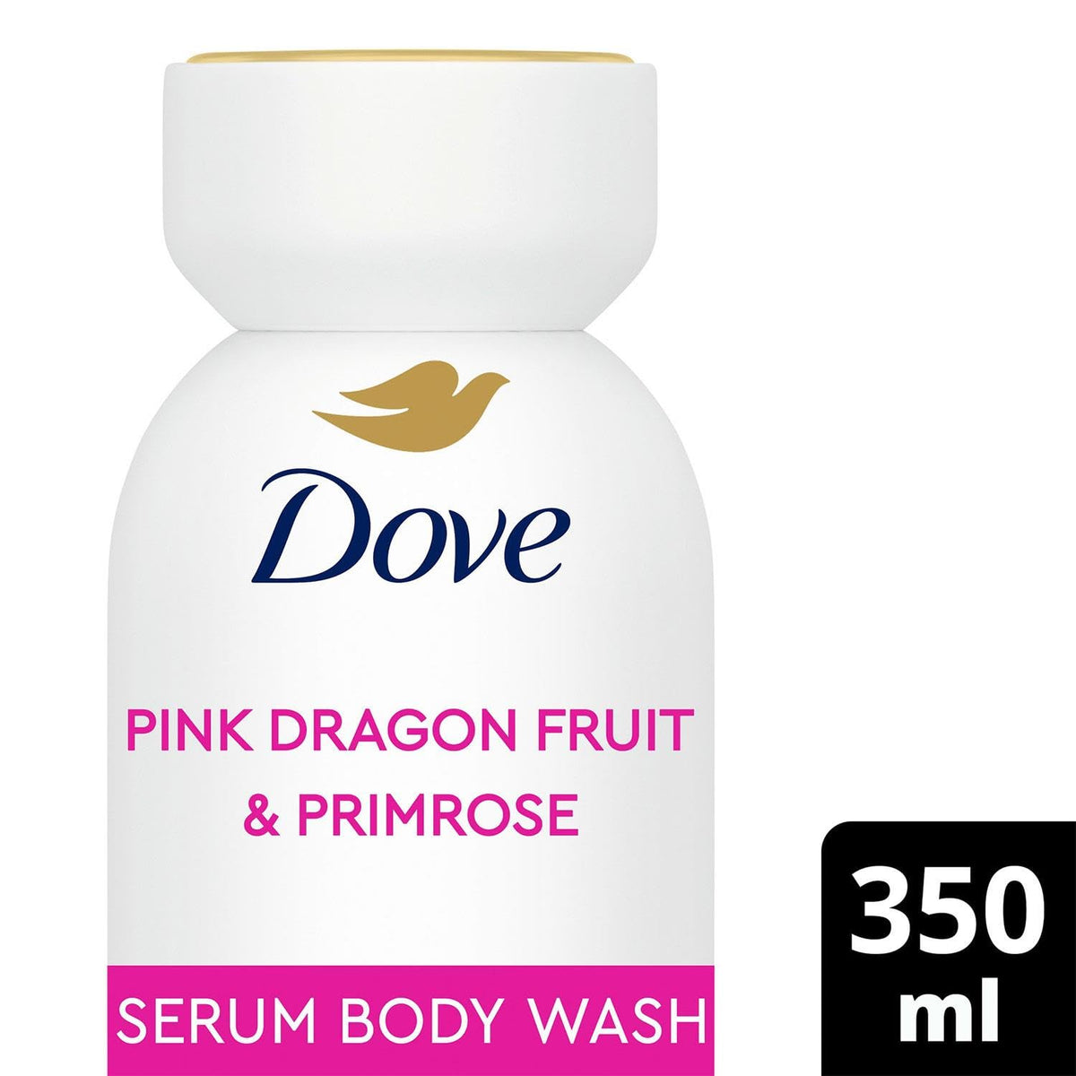 Dove Body + Mind Jojoba Oil & Coconut Milk Serum Body Wash body cleanser with antioxidant-rich vitamin E for glowing skin 350 ml