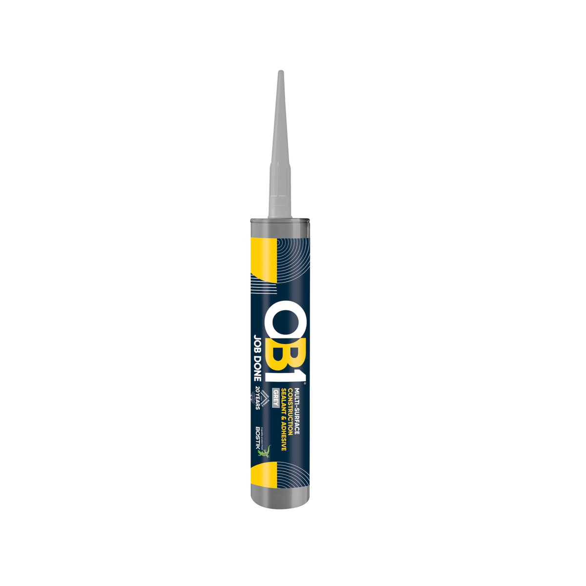 OB1 Clear Multi-Surface Construction Sealant & Adhesive, 290ml 2in1 formula