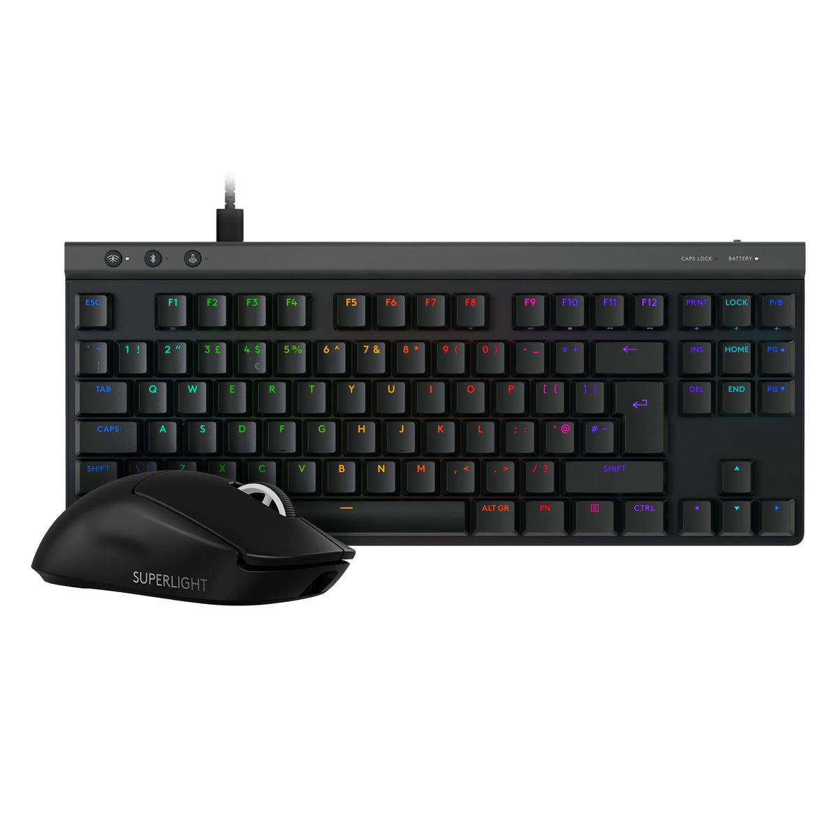 Logitech G PRO X SUPERLIGHT 2 SE Wireless Gaming Mouse, 60 g pro-grade mouse with 5 programmable buttons, 44K DPI sensor, 888+ IPS, 1 kHz report rate, USB-C charging for PC/Mac - Black