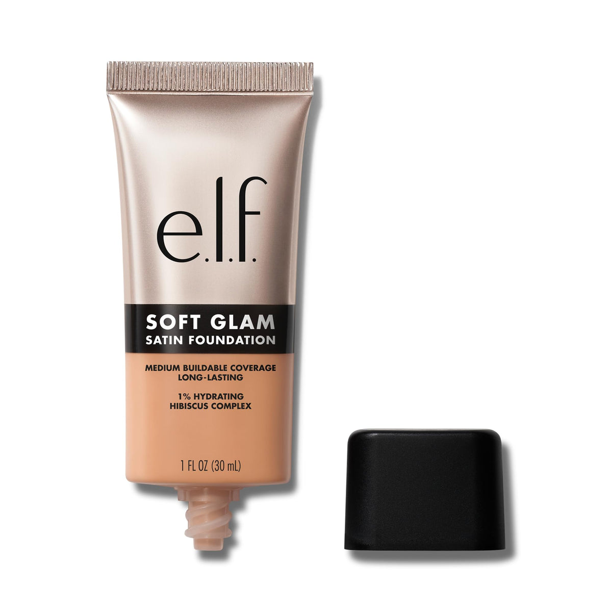 e.l.f. Soft Glam Foundation, Medium Coverage, Long-Lasting & Buildable Foundation For A Smooth, Satin Finish, Vegan & Cruelty-Free, 21 Light Neutral