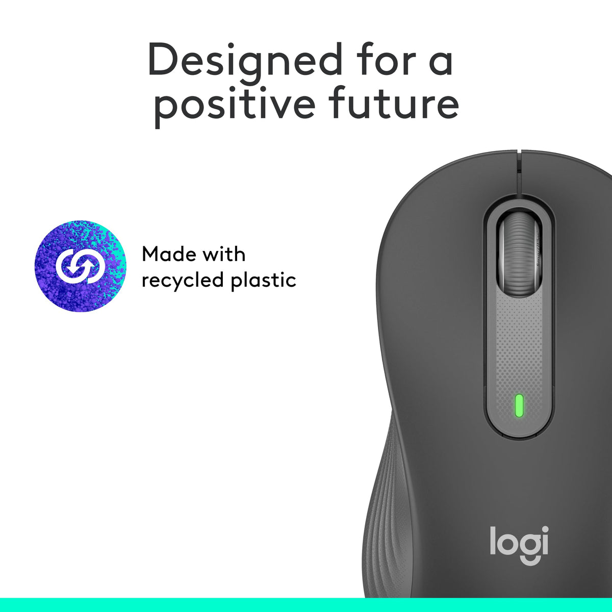 Logitech Signature M650 L Full Size Wireless Mouse - For Large Sized Hands
