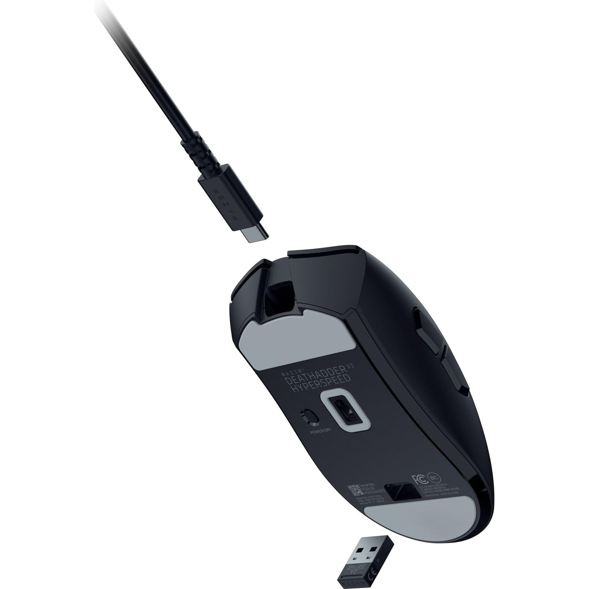 Razer DeathAdder Essential (2021) - Wired Gaming Mouse (Optical Sensor, 6400 DPI, 5 Programmable Buttons, Ergonomic Form Factor) White