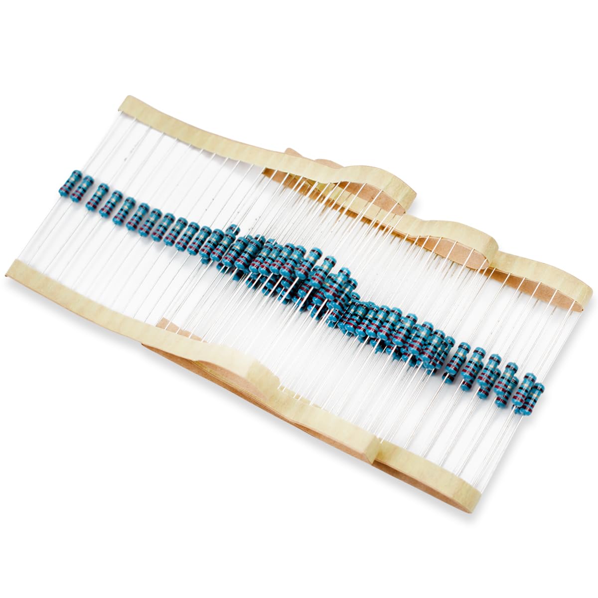 50 Pcs 1W 1% Tolerance 0.1 Ohm Metal Film Resistor Resistance for DIY Project and Experiments