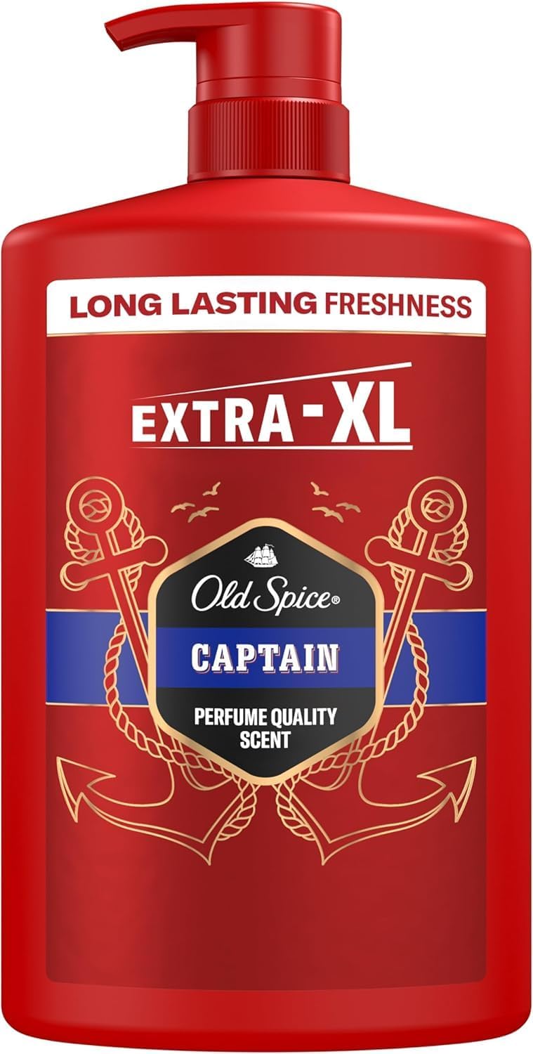 Old Spice Captain Shower Gel & Shampoo 1000ml