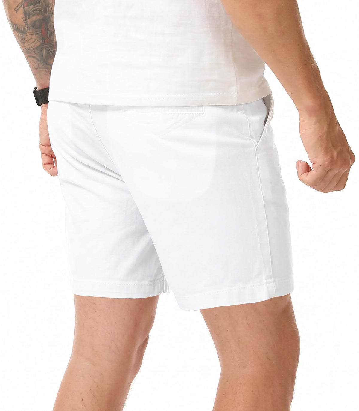 Men’s 7”/ 9” Chino Shorts Casual Elasticated Waist with 4 Pockets