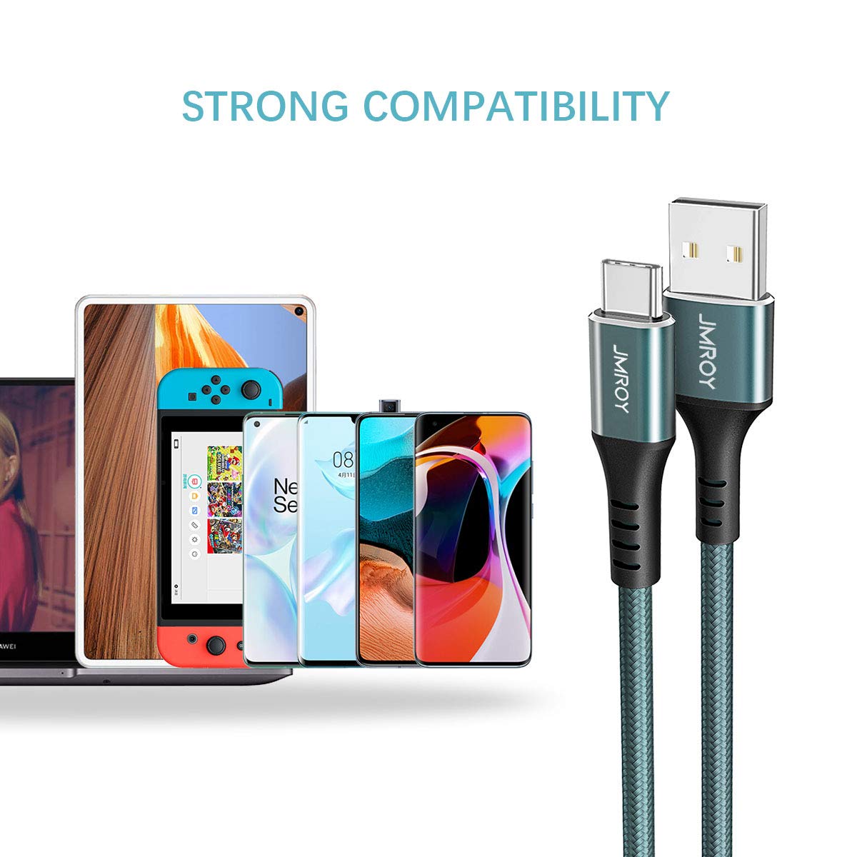 Extra long USB to USB C Cable 3m, PS5 Controller Charging Cable Type C Charger cable for Samsung Galaxy S22 S21 S20 Plus Note 10 9 8, Google Pixel,LG, Playstation 5, Xbox Series X/S