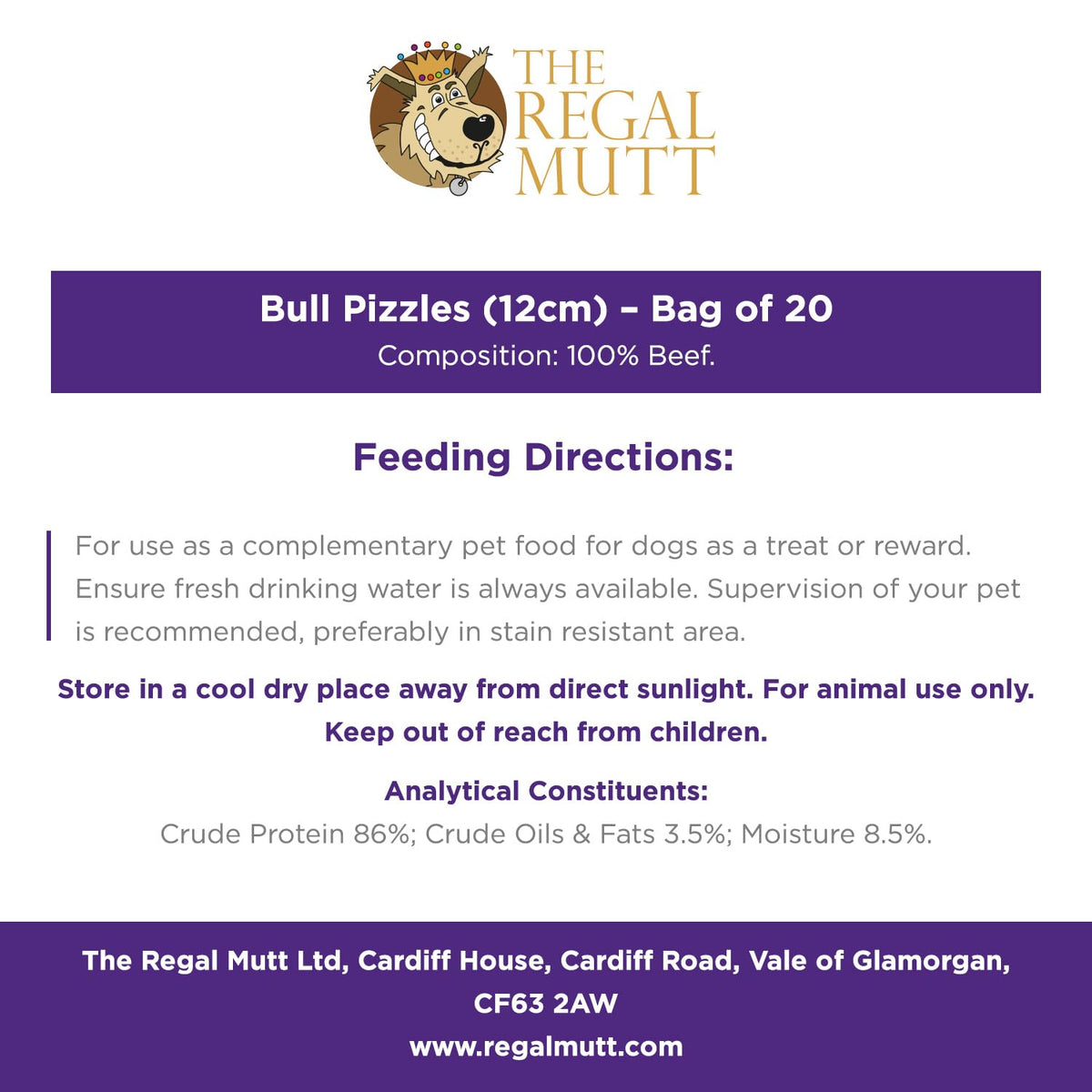 The Regal Mutt - Chewy Twists with Chicken - 1kg Bag
