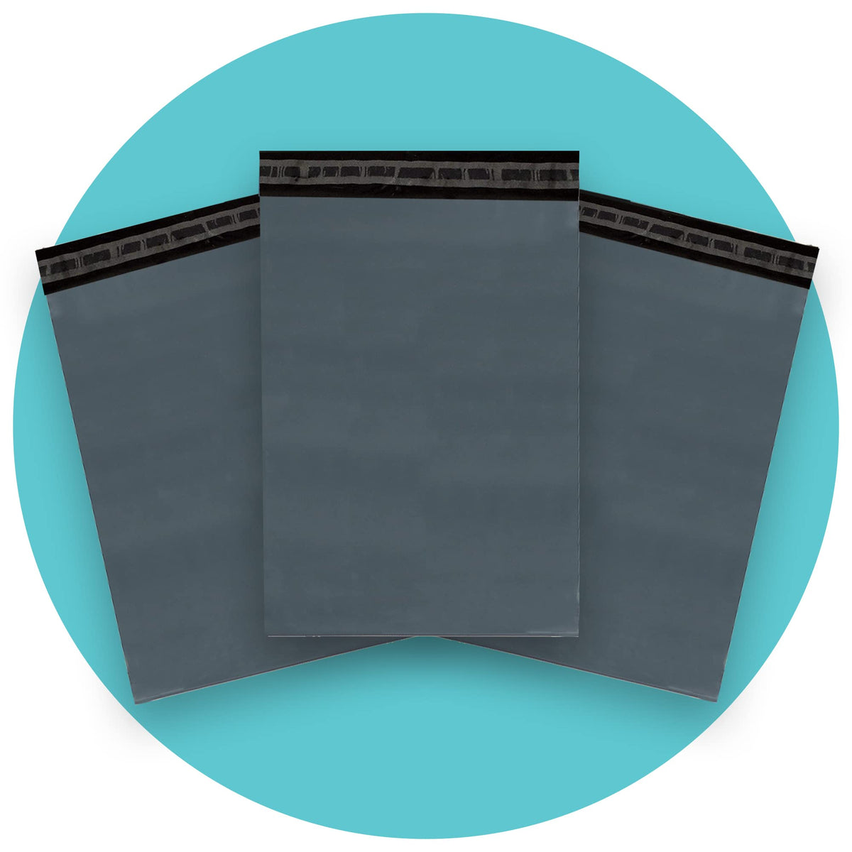 Triplast 6 x 9-Inch Plastic Mailing Postal Bag - Grey (Pack of 100)