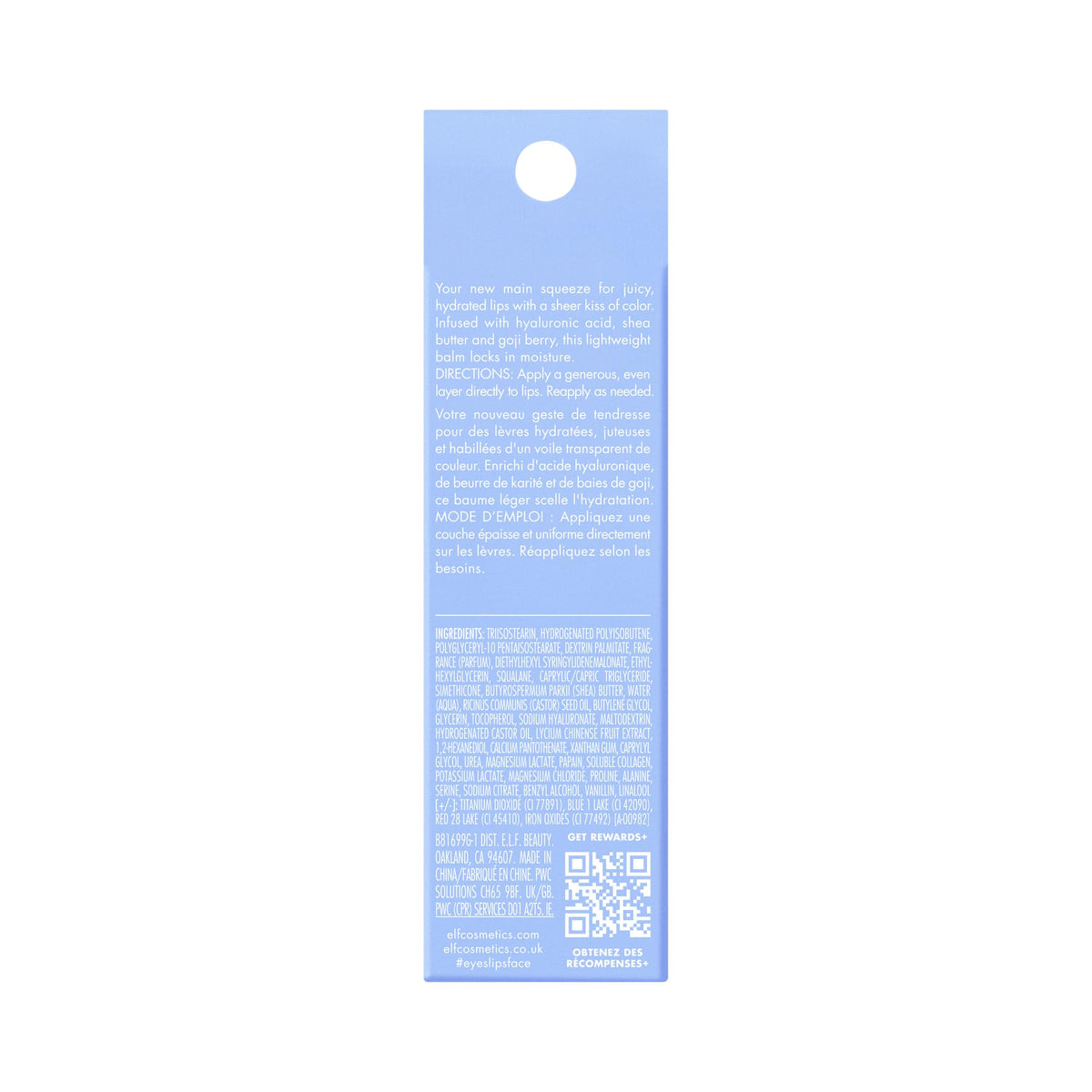 e.l.f. Squeeze Me Lip Balm Duo, Moisturizing Lip Balm for a Sheer Tint of Colour, Infused with Hyaluronic Acid, Vegan & Cruelty-Free, CHERRY/BUBBLEGUM