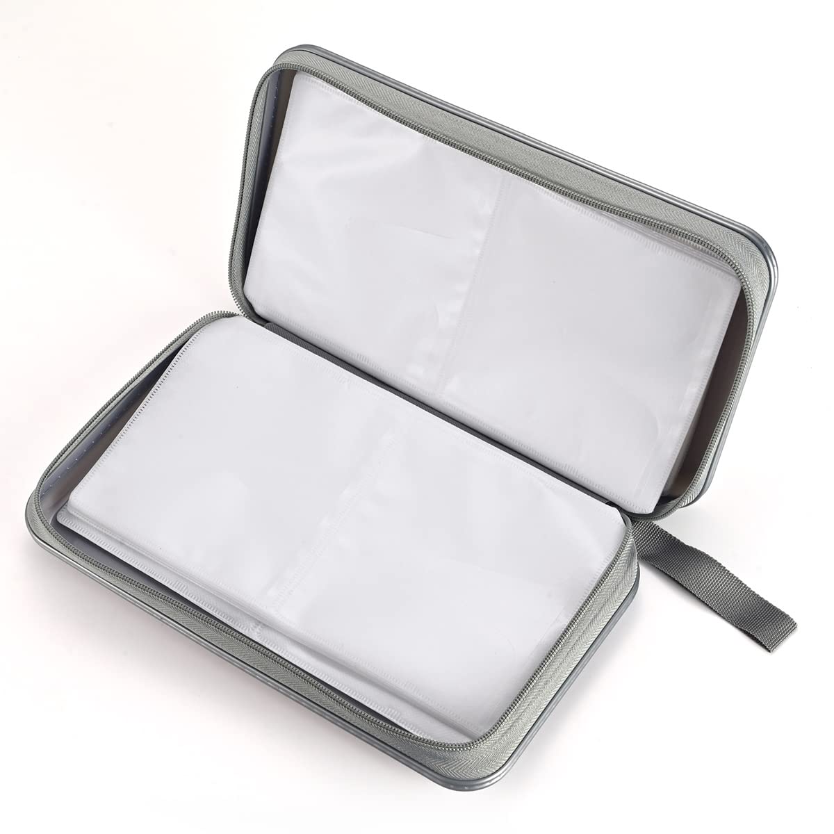 LIOVODE DVD Case, 96 Capacity CD Case Holder Organizer Disc Wallet for Car