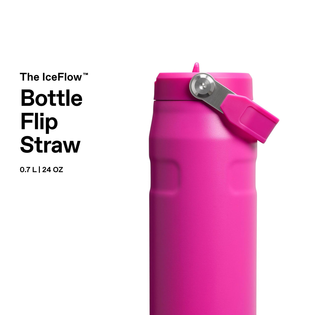 Stanley 1913 Flip Straw Sports Water Bottle 0.7L - Rose Quartz