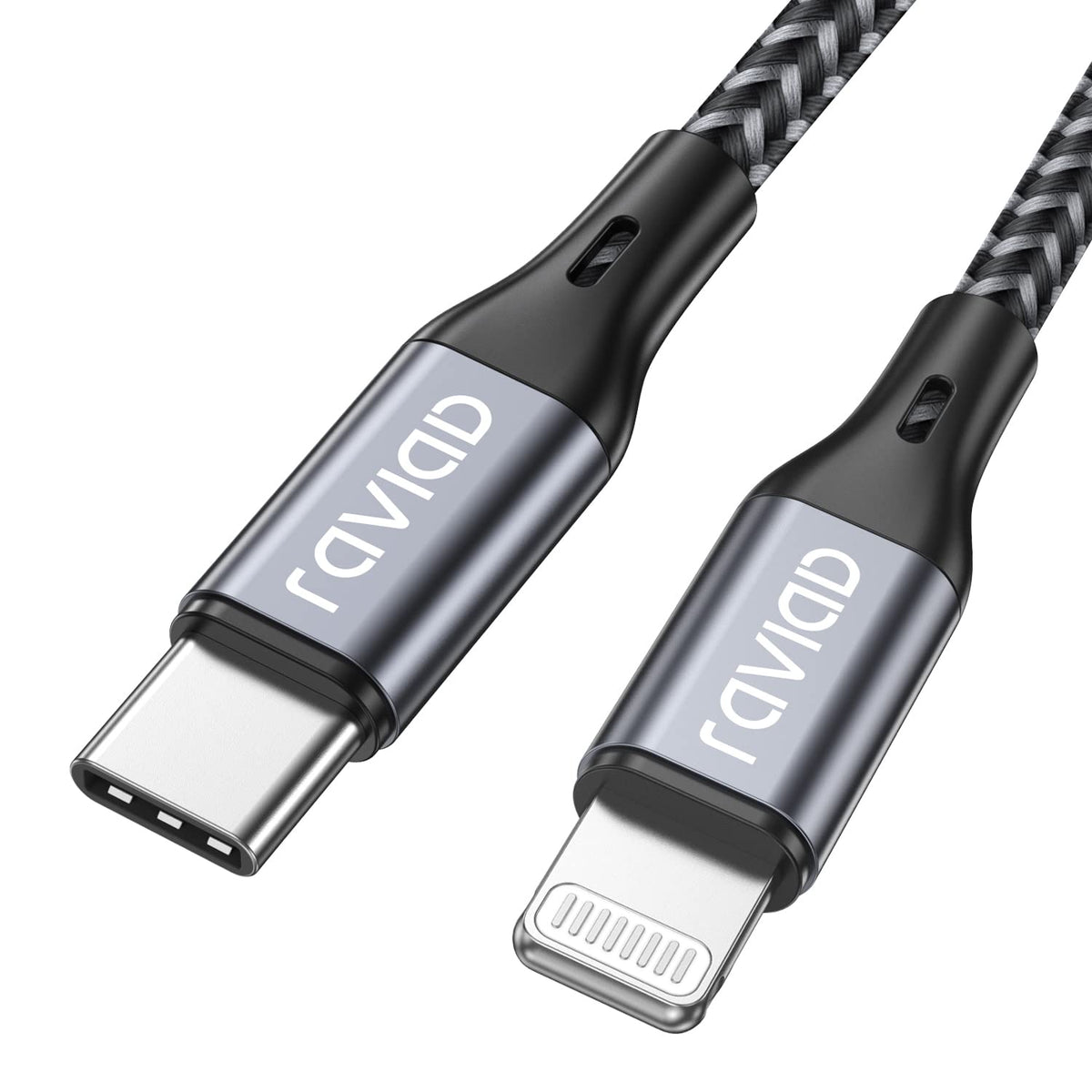 RAVIAD USB C to Lightning Cable 1M [MFi Certified] iPhone Charger USB C