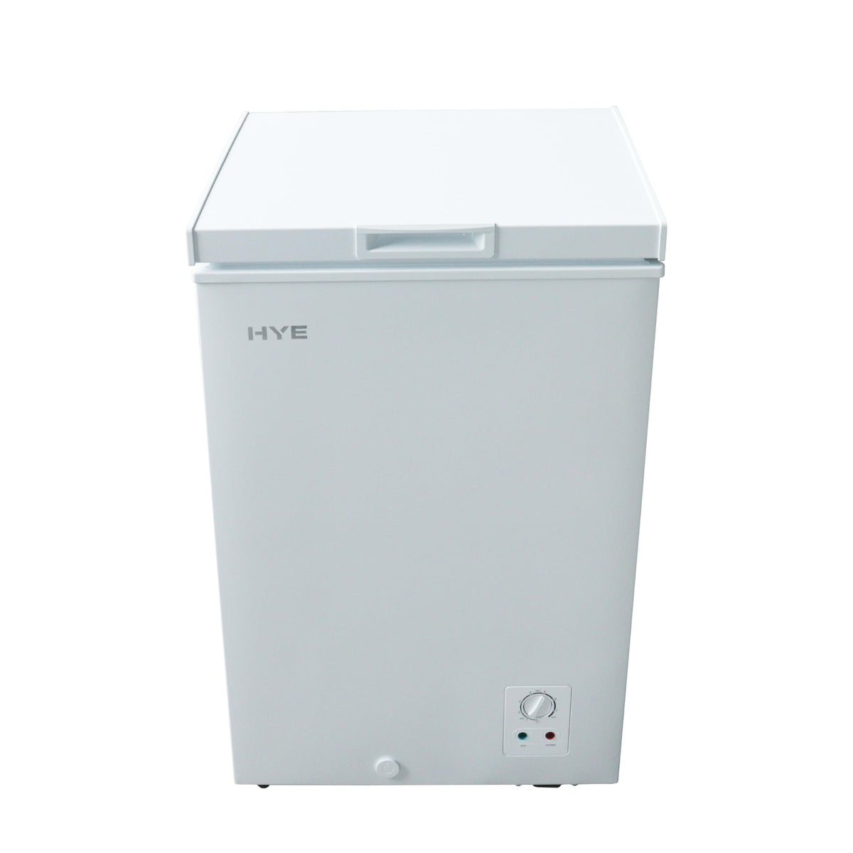 HYE Chest Freezer - 205L Capacity, Freestanding Design, Black