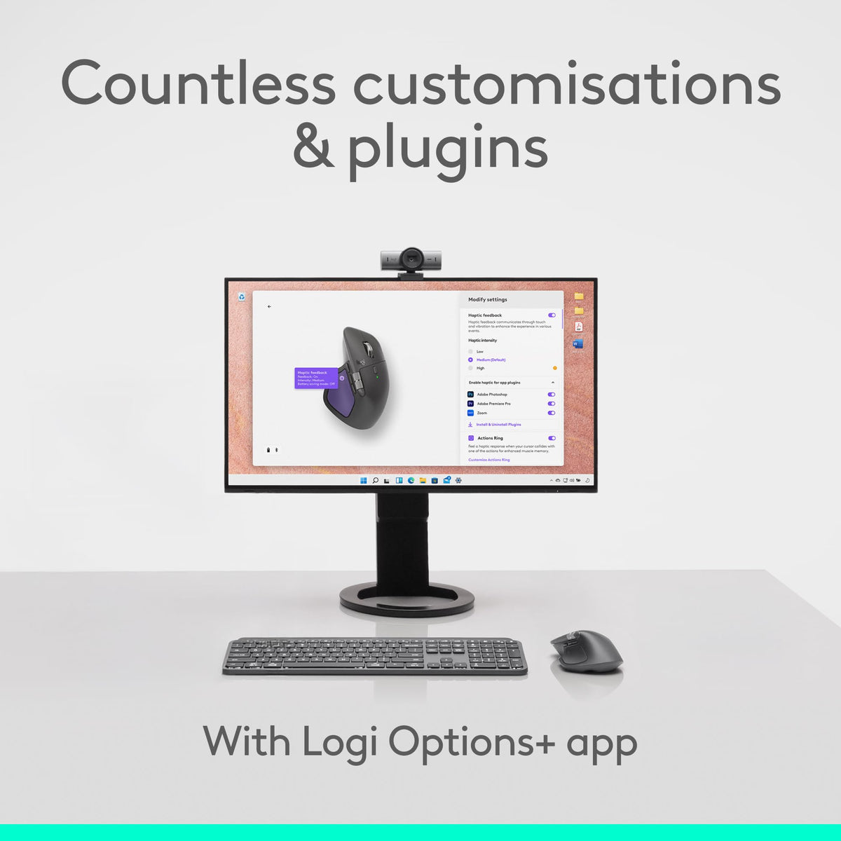 Logitech MX Master 4, Ergonomic Wireless Mouse